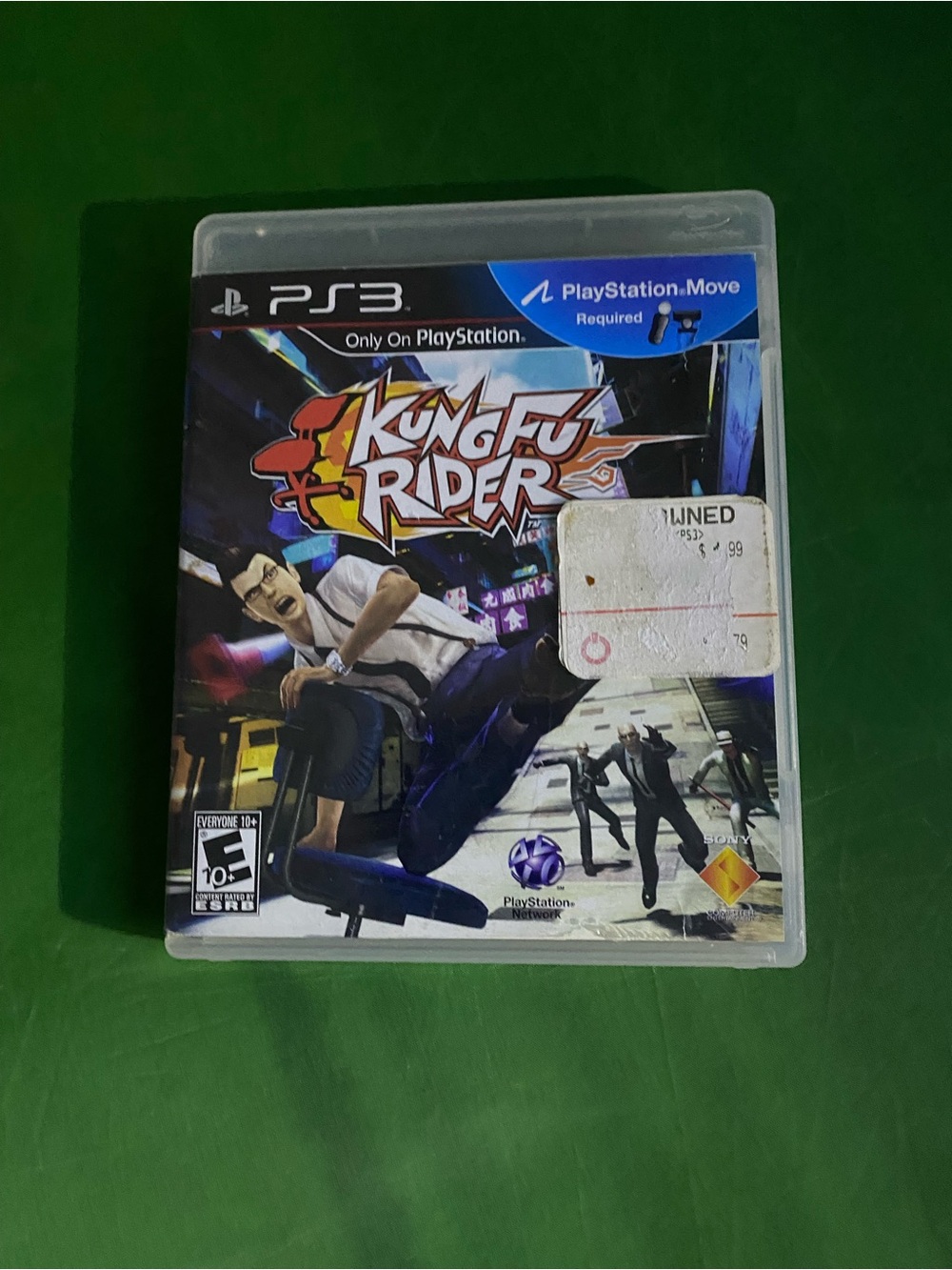 Sony PS3 Kung Fu Rider - Black, Blue, White Cover